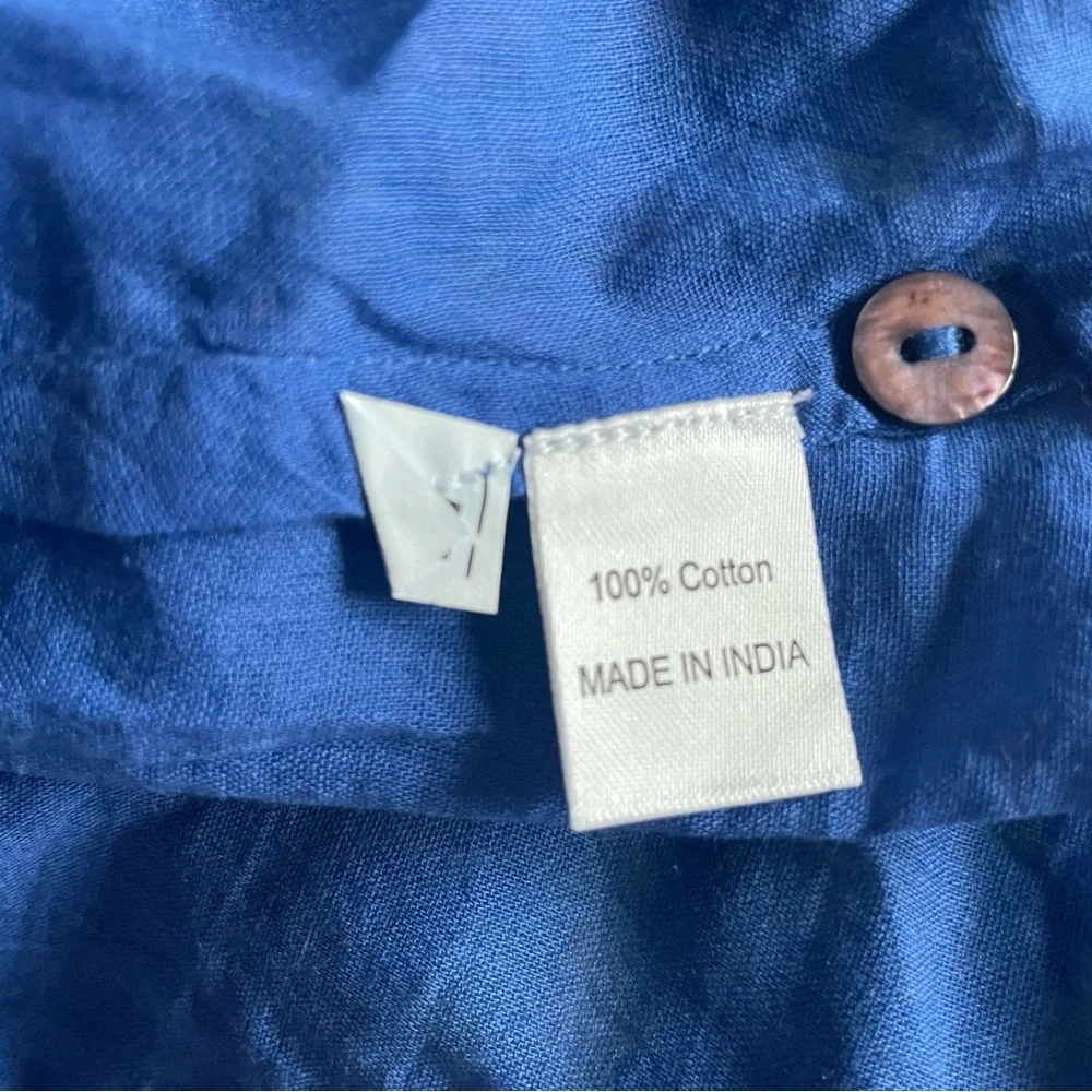 New! Banjanan Iris Dress In Poppy Mallow Surf blue NWT 30637_12